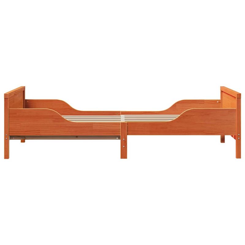 Casa si Gradina - Mobilier - Paturi si accesorii - Paturi - Cadru de pat extensibil pentru copii Other Maro ceruit - Infinity.ro