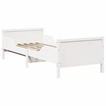 Casa si Gradina - Mobilier - Paturi si accesorii - Paturi - Cadru de pat extensibil pentru copii Alb 80 x 130 / 165 / 200 cm - Infinity.ro
