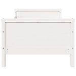 Casa si Gradina - Mobilier - Paturi si accesorii - Paturi - Cadru de pat extensibil pentru copii Alb 80 x 130 / 165 / 200 cm - Infinity.ro