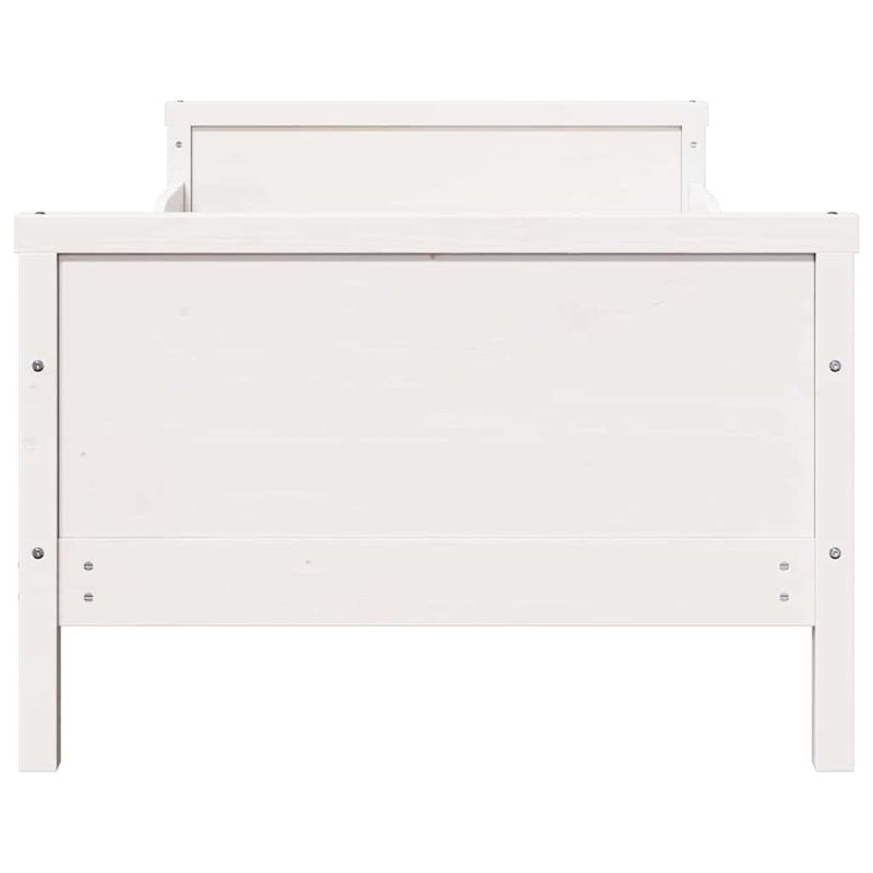 Casa si Gradina - Mobilier - Paturi si accesorii - Paturi - Cadru de pat extensibil pentru copii Alb 80 x 130 / 165 / 200 cm - Infinity.ro
