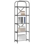 Casa si Gradina - Mobilier - Biblioteci si rafturi - Biblioteci - Raft pentru carti sonoma gri 60 x 30 x 183 cm Lemn compozit - Infinity.ro