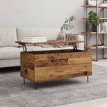Casa si Gradina - Mobilier - Mese si birouri - Masute de cafea - Masa de cafea Lemn vechi 90 x 44.5 x 45 cm Lemn compozit - Infinity.ro