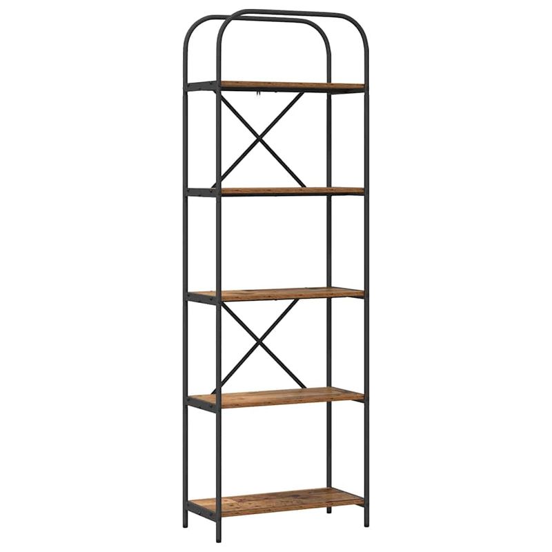 Casa si Gradina - Mobilier - Biblioteci si rafturi - Biblioteci - Raft pentru carti Lemn vechi 60 x 30 x 183 cm Lemn compozit - Infinity.ro