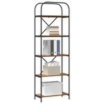 Casa si Gradina - Mobilier - Biblioteci si rafturi - Biblioteci - Raft pentru carti Lemn vechi 60 x 30 x 183 cm Lemn compozit - Infinity.ro