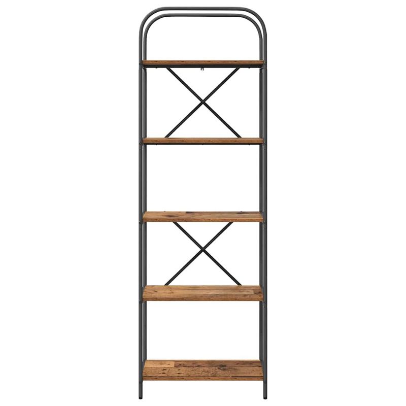 Casa si Gradina - Mobilier - Biblioteci si rafturi - Biblioteci - Raft pentru carti Lemn vechi 60 x 30 x 183 cm Lemn compozit - Infinity.ro