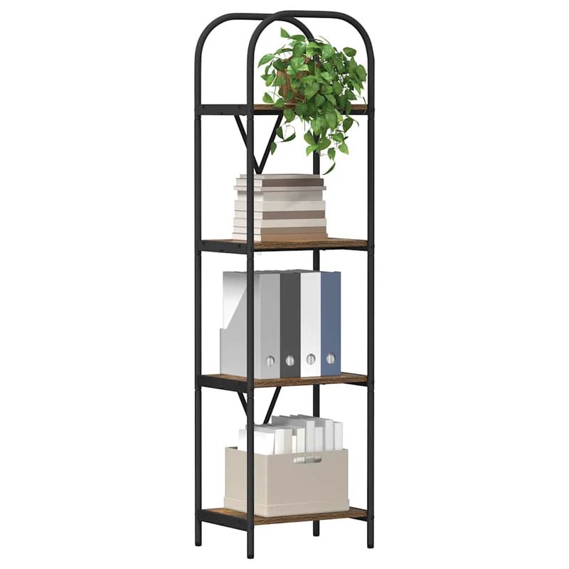 Casa si Gradina - Mobilier - Biblioteci si rafturi - Biblioteci - Raft pentru carti Stejar afumat 40 x 30 x 146 cm Lemn compozit - Infinity.ro