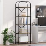 Casa si Gradina - Mobilier - Biblioteci si rafturi - Biblioteci - Raft pentru carti stejar artizanal 60 x 30 x 183 cm - Infinity.ro