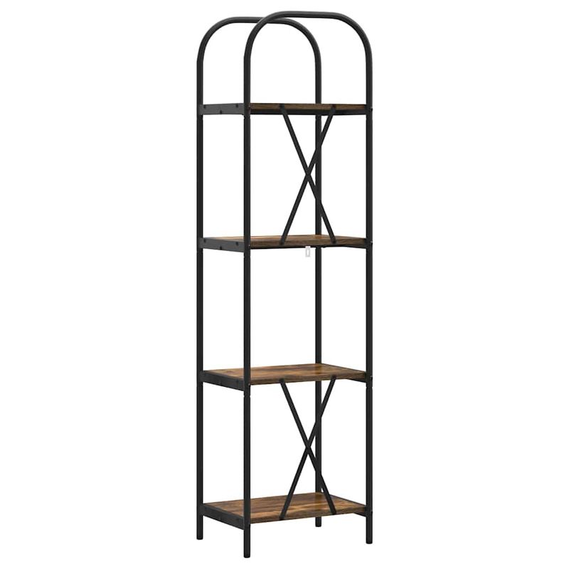 Casa si Gradina - Mobilier - Biblioteci si rafturi - Biblioteci - Raft pentru carti Stejar afumat 40 x 30 x 146 cm Lemn compozit - Infinity.ro