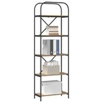 Casa si Gradina - Mobilier - Biblioteci si rafturi - Biblioteci - Raft pentru carti stejar artizanal 60 x 30 x 183 cm - Infinity.ro