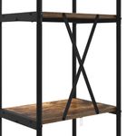 Casa si Gradina - Mobilier - Biblioteci si rafturi - Biblioteci - Raft pentru carti Stejar afumat 40 x 30 x 146 cm Lemn compozit - Infinity.ro