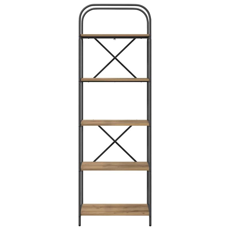 Casa si Gradina - Mobilier - Biblioteci si rafturi - Biblioteci - Raft pentru carti stejar artizanal 60 x 30 x 183 cm - Infinity.ro