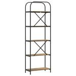 Casa si Gradina - Mobilier - Biblioteci si rafturi - Biblioteci - Raft pentru carti stejar artizanal 60 x 30 x 183 cm - Infinity.ro