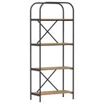 Casa si Gradina - Mobilier - Biblioteci si rafturi - Biblioteci - Raft pentru carti stejar artizanal 60 x 30 x 146 cm - Infinity.ro
