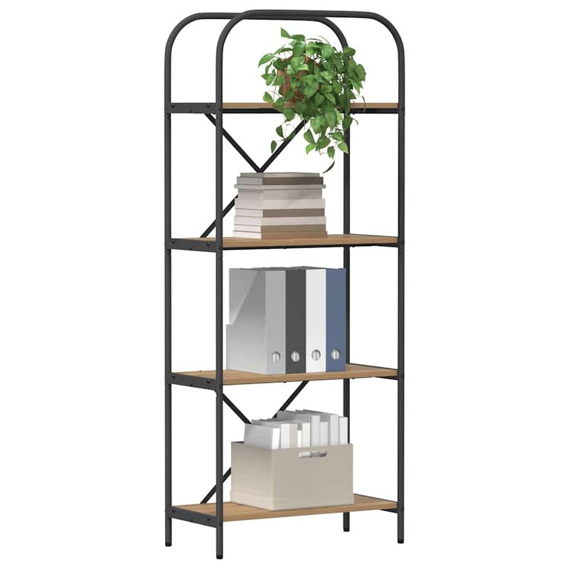 Casa si Gradina - Mobilier - Biblioteci si rafturi - Biblioteci - Raft pentru carti stejar artizanal 60 x 30 x 146 cm - Infinity.ro