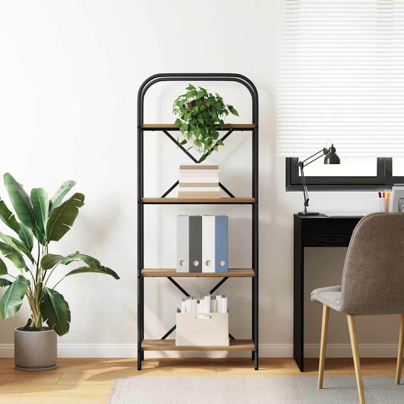 Casa si Gradina - Mobilier - Biblioteci si rafturi - Biblioteci - Raft pentru carti stejar artizanal 60 x 30 x 146 cm - Infinity.ro
