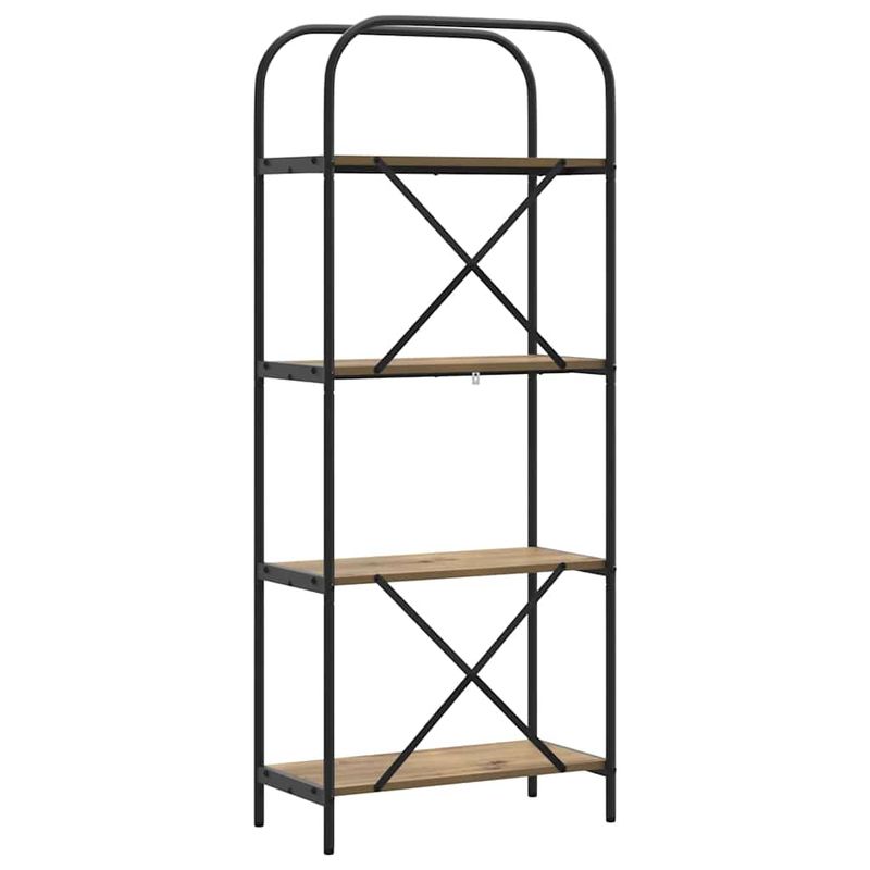 Casa si Gradina - Mobilier - Biblioteci si rafturi - Biblioteci - Raft pentru carti stejar artizanal 60 x 30 x 146 cm - Infinity.ro