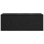 Casa si Gradina - Mobilier - Organizare si depozitare - Organizator incaltaminte - Dulap pentru pantofi cu raft Stejar negru 100 x 35 x 38 cm - Infinity.ro