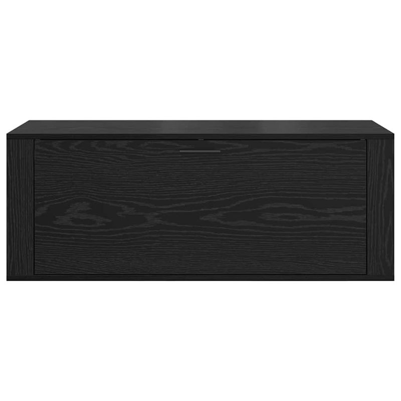 Casa si Gradina - Mobilier - Organizare si depozitare - Organizator incaltaminte - Dulap pentru pantofi cu raft Stejar negru 100 x 35 x 38 cm - Infinity.ro