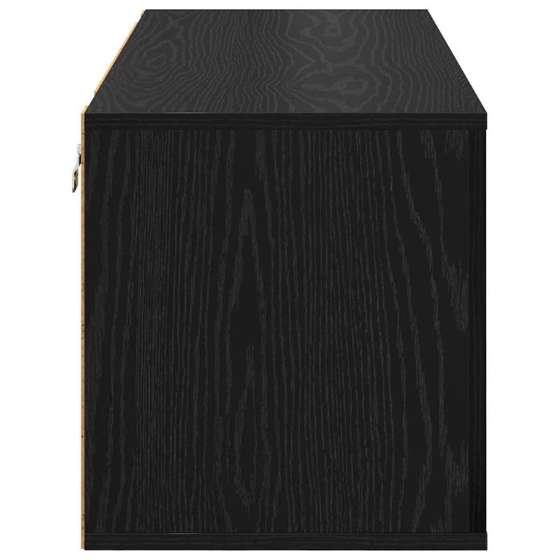 Casa si Gradina - Mobilier - Organizare si depozitare - Organizator incaltaminte - Dulap pentru pantofi cu raft Stejar negru 100 x 35 x 38 cm - Infinity.ro