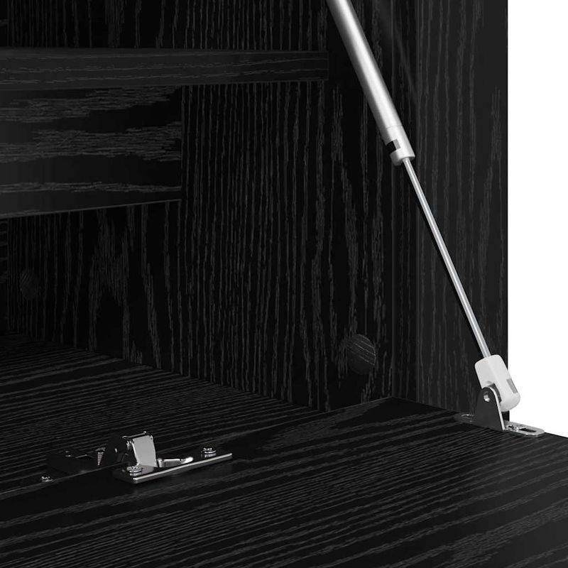 Casa si Gradina - Mobilier - Organizare si depozitare - Organizator incaltaminte - Dulap pentru pantofi cu raft Stejar negru 100 x 35 x 38 cm - Infinity.ro