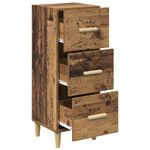 Casa si Gradina - Mobilier - Comode si corpuri - Comode - Bufet cu sertar Lemn vechi 34.5 x 34 x 90 cm Lemn compozit - Infinity.ro