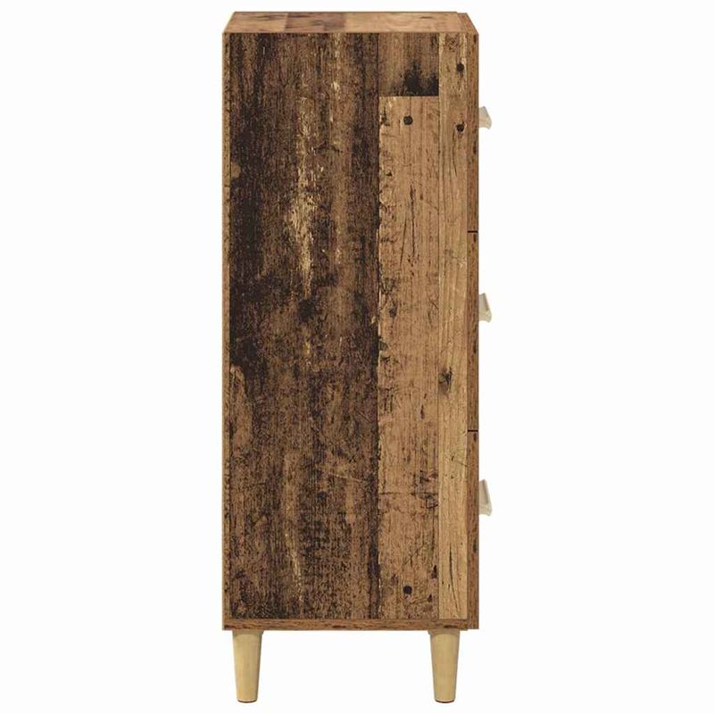 Casa si Gradina - Mobilier - Comode si corpuri - Comode - Bufet cu sertar Lemn vechi 34.5 x 34 x 90 cm Lemn compozit - Infinity.ro