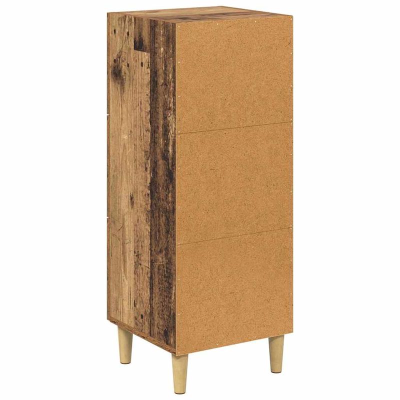 Casa si Gradina - Mobilier - Comode si corpuri - Comode - Bufet cu sertar Lemn vechi 34.5 x 34 x 90 cm Lemn compozit - Infinity.ro