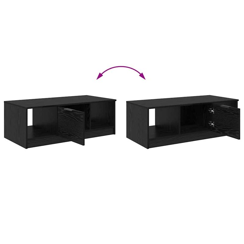 Casa si Gradina - Mobilier - Mese si birouri - Masute de cafea - Masa de cafea Stejar negru 100 x 50 x 36 cm Lemn compozit - Infinity.ro