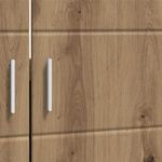 Casa si Gradina - Mobilier - Mobilier baie - Comode baie - Cabinet pentru chiuveta de baie cu depozitare stejar artizanal - Infinity.ro