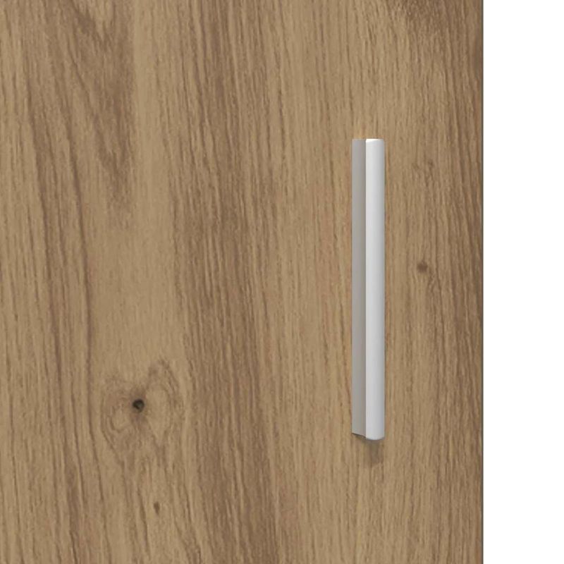 Casa si Gradina - Mobilier - Mobilier baie - Comode baie - Cabinet pentru chiuveta de baie cu depozitare stejar artizanal - Infinity.ro