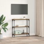 Casa si Gradina - Mobilier - Comode si corpuri - Console - Masa de consola cu raft Lemn vechi 75 x 22.5 x 75 cm - Infinity.ro