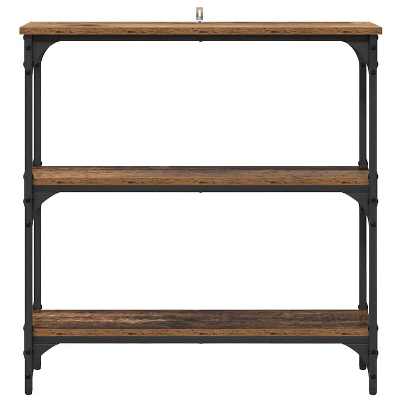 Casa si Gradina - Mobilier - Comode si corpuri - Console - Masa de consola cu raft Lemn vechi 75 x 22.5 x 75 cm - Infinity.ro