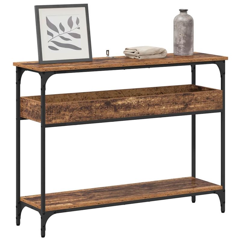 Casa si Gradina - Mobilier - Comode si corpuri - Console - Masa de consola Lemn vechi 100 x 29 x 75 cm Lemn compozit - Infinity.ro