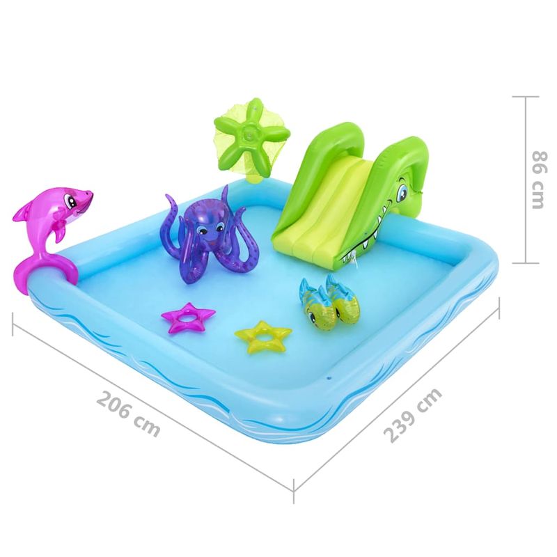Casa si Gradina - Gradina si terasa - Piscine si accesorii - Piscine copii - Bestway Centru de joaca Fantastic Aquarium, 239x206x86 cm - Infinity.ro