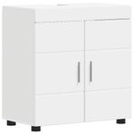 Casa si Gradina - Mobilier - Mobilier baie - Comode baie - Cabinet pentru chiuveta de baie cu usa Alb 60 x 34 x 63 cm - Infinity.ro