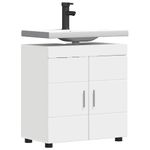 Casa si Gradina - Mobilier - Mobilier baie - Comode baie - Cabinet pentru chiuveta de baie cu usa Alb 60 x 34 x 63 cm - Infinity.ro