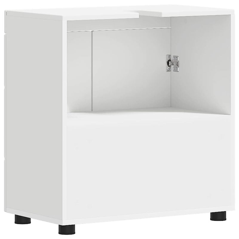 Casa si Gradina - Mobilier - Mobilier baie - Comode baie - Cabinet pentru chiuveta de baie cu usa Alb 60 x 34 x 63 cm - Infinity.ro