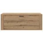 Casa si Gradina - Mobilier - Organizare si depozitare - Organizator incaltaminte - Dulap pentru pantofi cu raft stejar artizanal 100 x 35 x 38 cm - Infinity.ro