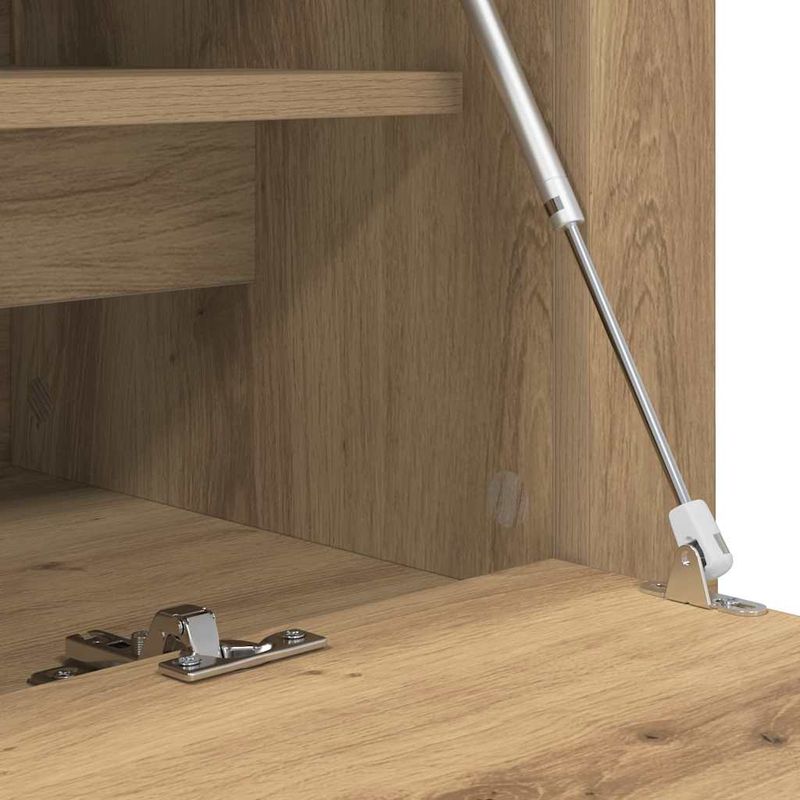 Casa si Gradina - Mobilier - Organizare si depozitare - Organizator incaltaminte - Dulap pentru pantofi cu raft stejar artizanal 100 x 35 x 38 cm - Infinity.ro