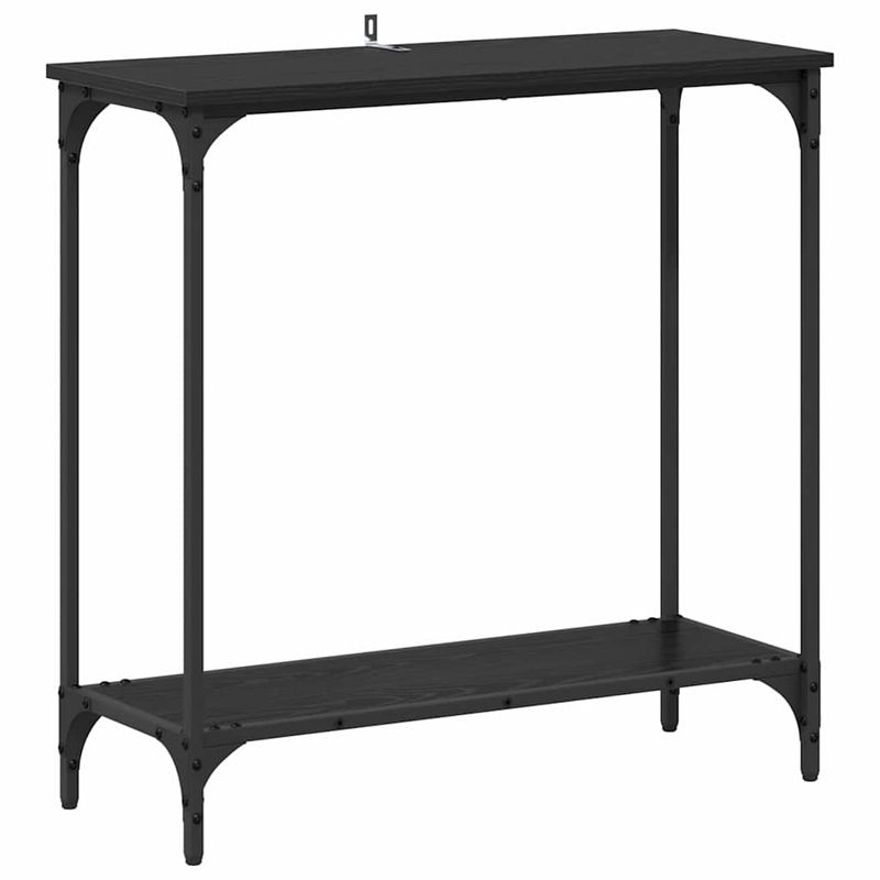 Casa si Gradina - Mobilier - Comode si corpuri - Console - Masa de consola Stejar negru 75 x 30.5 x 75 cm Lemn compozit - Infinity.ro