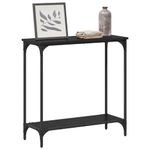 Casa si Gradina - Mobilier - Comode si corpuri - Console - Masa de consola Stejar negru 75 x 30.5 x 75 cm Lemn compozit - Infinity.ro