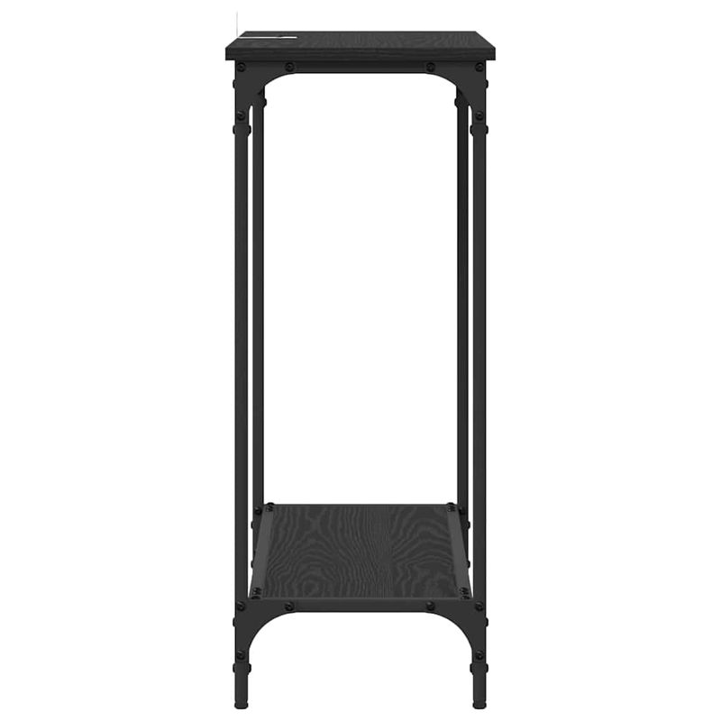 Casa si Gradina - Mobilier - Comode si corpuri - Console - Masa de consola Stejar negru 75 x 30.5 x 75 cm Lemn compozit - Infinity.ro