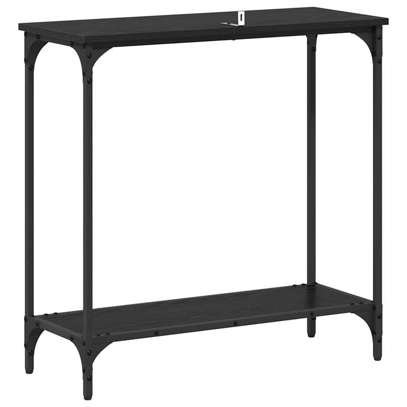 Casa si Gradina - Mobilier - Comode si corpuri - Console - Masa de consola Stejar negru 75 x 30.5 x 75 cm Lemn compozit - Infinity.ro