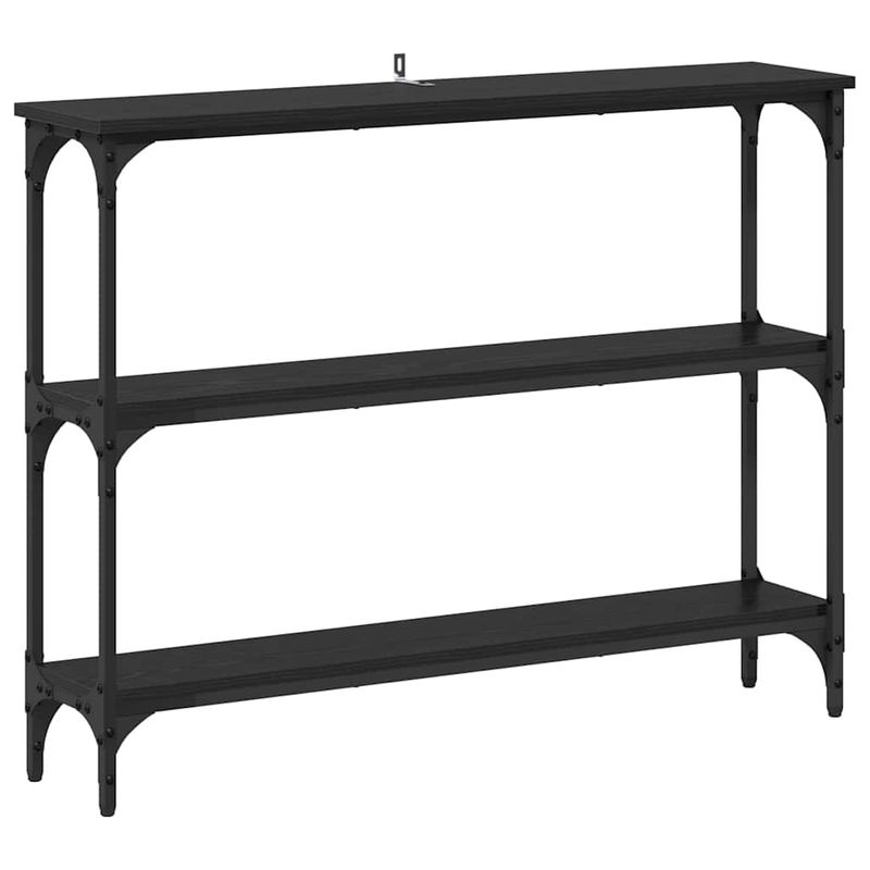 Casa si Gradina - Mobilier - Comode si corpuri - Console - Masa de consola Stejar negru 100 x 22.5 x 75 cm Lemn compozit - Infinity.ro