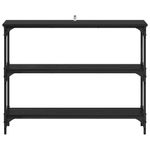 Casa si Gradina - Mobilier - Comode si corpuri - Console - Masa de consola Stejar negru 100 x 22.5 x 75 cm Lemn compozit - Infinity.ro