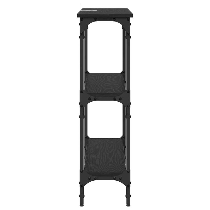 Casa si Gradina - Mobilier - Comode si corpuri - Console - Masa de consola Stejar negru 100 x 22.5 x 75 cm Lemn compozit - Infinity.ro