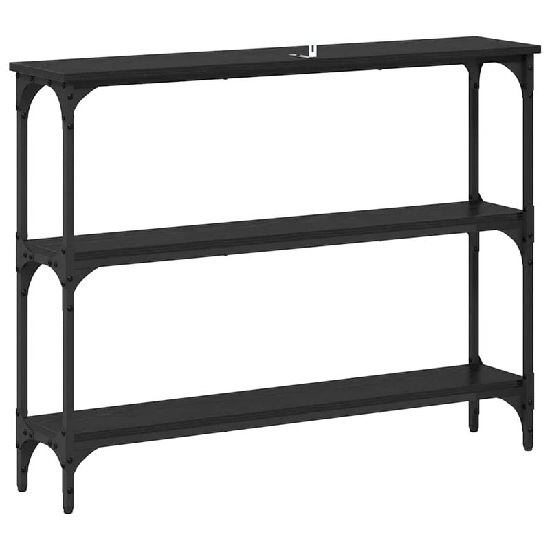 Casa si Gradina - Mobilier - Comode si corpuri - Console - Masa de consola Stejar negru 100 x 22.5 x 75 cm Lemn compozit - Infinity.ro