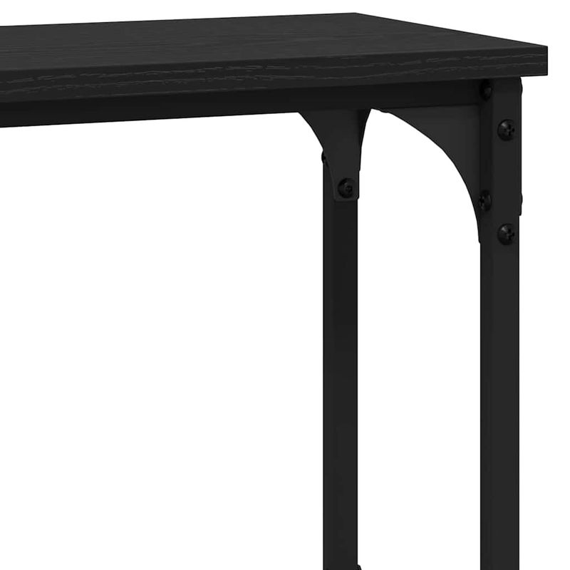 Casa si Gradina - Mobilier - Comode si corpuri - Console - Masa de consola Stejar negru 100 x 22.5 x 75 cm Lemn compozit - Infinity.ro