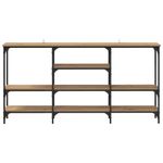 Casa si Gradina - Mobilier - Comode si corpuri - Console - Masa de consola stejar artizanal 160 x 29 x 80 cm Lemn compozit - Infinity.ro