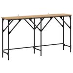 Casa si Gradina - Mobilier - Comode si corpuri - Console - Masa de consola stejar artizanal 140 x 29 x 75 cm Lemn compozit - Infinity.ro
